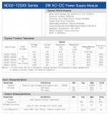 ND02-T2S05 AC/DC  220В - 5В,  конвертер изолированный, 5В  0.4A, NDDY
