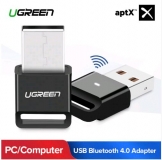 USB Bluetooth адаптер Ugreen US192 V4.0 Dongle Adapter с поддержкой aptX и EDR для качественной передачи звука без задержки