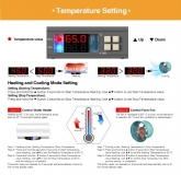 Цифровой регулятор температуры и влажности SHT2000 с датчиком, -20°C +60°C, влажность 0-100%RH, 85 ~ 230V два реле 10A