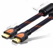 Кабель HDMI/HDMI v.2.0 длина 3.0м с Ethernet, поддержка 3D и 4K/60Гц, 18 Гбит/с