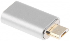 Магнитный адаптер для кабеля micro USB InnoZone - серебристый/черный
