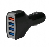 4-х портовый 5В 7А интеллектуальный USB-адаптер от прикуривателя 5В 7А, QC3.0 9В - 12В 1.8А