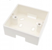 Коробка распределительная для терморегуляторов 86х86х34мм цвет белый (подрозетник)