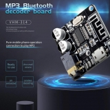 Универсальный Bluetooth 5.0 ресивер VHM-314, MP3 декодер, аудио bluetooth приемник, питание microUSB 3.7В - 5.0В, выход AUX 3.5мм