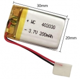 Литий-полимерный аккумулятор 3,7В  042030 402030 200mAh (устройства: Bluetooth, MP3, MP4  )