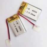 Литий-полимерный аккумулятор 3,7В  042030 402030 200mAh (устройства: Bluetooth, MP3, MP4  )