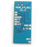 Миниатюрный беспроводной радиомикрофон FM 87 - 108 мГц трансмиттер размер 25*10*3мм