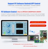 Программируемый источник питания 0-50В 0-20А с цветным ЖК-дисплеем DPS5020-USB-Bl, Bluetooth + USB интерфейсы