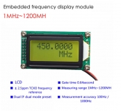 Частотомер цифровой PLJ-0802 с ЖК-дисплеем 1МГц-1.2ГГц DC 9-12В