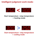 Цифровой контроллер температуры с термопарой, терморегулятор, XH W3001, 220 В, 1500Вт