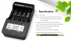 Зарядное устройство LiitoKala Lii-500 для 1-4 аккумуляторов Li-Ion, Li-Pol, Ni-MH/Cd типа A, AA, AAA, 18650, 14500 и т.д.