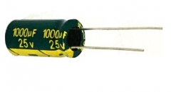 Конденсатор электролитический 1000 мкФ 25 В 8*16мм LOW ESR Chengxin