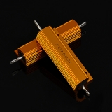 Резистор выводной, 10 Ом 100W 100Вт, алюминиевый корпус