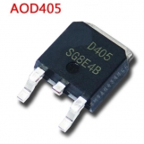 AOD405, полевой транзистор, P-Channel (30 В, 18 А, 30 Вт) TO-252