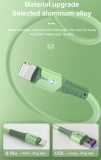 Кабель USB Lightning 8pin - USB 1м, максимальный ток 2.4А, защите от изломов, для Apple iPhone Ipad, красный