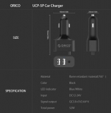 5-ти портовый автомобильный интеллектуальный USB-адаптер от прикуривателя 50Вт, 5В 9.6А, QC3.0 9В - 12В