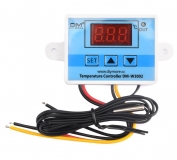 Цифровой контроллер температуры с термопарой, терморегулятор, XH W3002, 220 В, 1500Вт