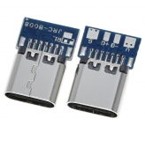 Разъем USB Type C 3.1 c платой для пайки, 4 контакта (мама)