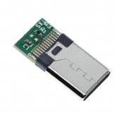 Разъем USB Type C 3.1 c платой для пайки, 4 контакта (папа)