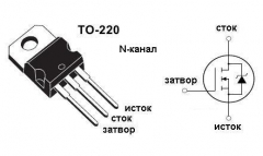 IRF740PBF IRF740, MOSFET N-канал (400В, 10А, 125Вт,  0.55 Ом)