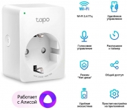 Умная розетка TP-Link Tapo P100 EU Wi-Fi белый