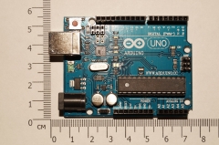 Arduino UNO r3,  программируемый контроллер на базе ATmega328 (Atmega16U2)