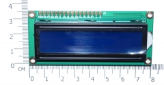 1602А синий LCD-дисплей. LCD1602 (5V)