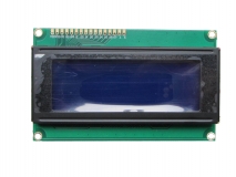 Знаконегерирующий ЖК дисплей/экран с разрешением 20х4, с синей подсветкой, LCD J2004A (5V)