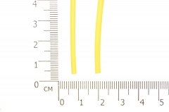 Трубка термоусадочная 2 мм желтая