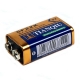 Батарейка 6F22 9V carbon zinc battery (Крона) 9В 480 мАч