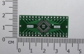 Переходник / адаптер для микросхем QFP 32 (TQFP LQFP EQFP) 0.8 мм - DIP32 IC adapter (двусторонняя плата)