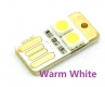 Миниатюрный USB светильник 5В, 2 светодиода 5050 , теплый белый свет