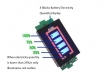 Индикатор емкости LiPo Li-ion аккумуляторов из 1 ячейки 1S 3.3В - 4.2В синий дисплей