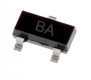 Транзистор 2SA1015GR, A1015GR, 1015, BA (50В, 0.15A, 0.4Вт, 4МГц) p-n-p (SOT-23)