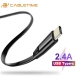 Кабель USB Type C - USB 1м, максимальный ток 2.4А, защита от изломов, CABLETIME