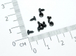 Саморез М2x3 мм с полукруглой головкой, черный (упаковка 5 шт)